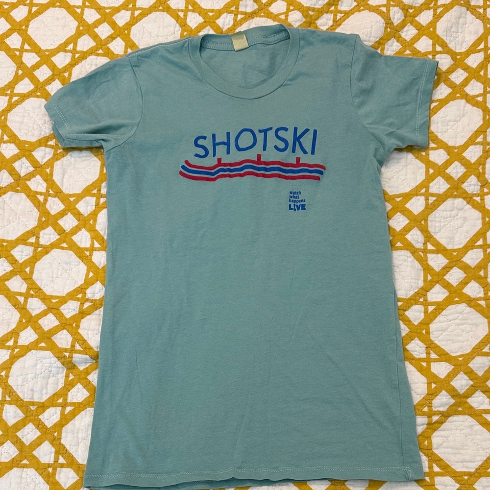 Blue Green Graphic Tee Bravo Watch what happens live